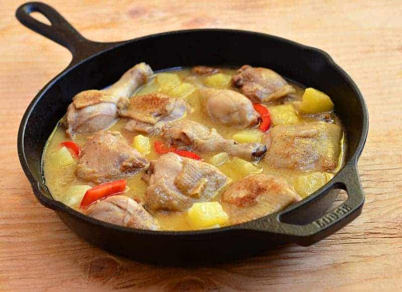 Pininyahang Manok kawaling pinoy
