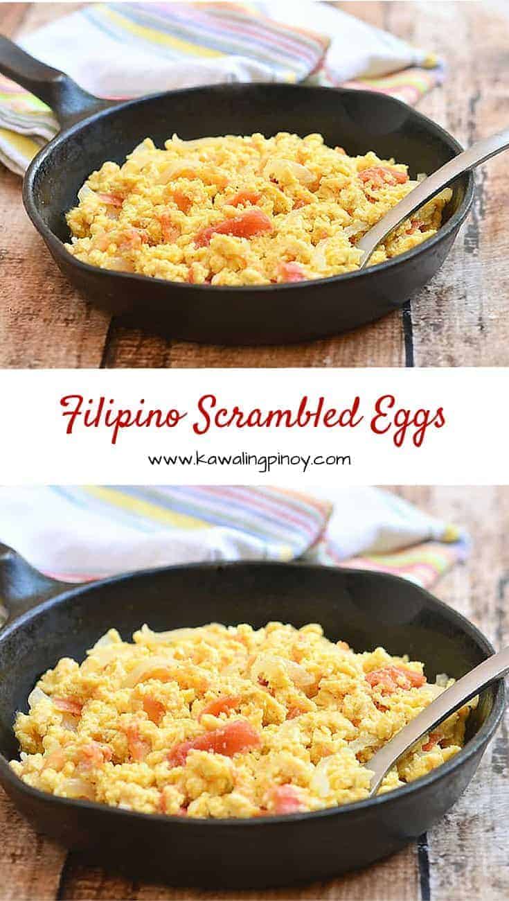 Filipino Scrambled Eggs kawaling pinoy