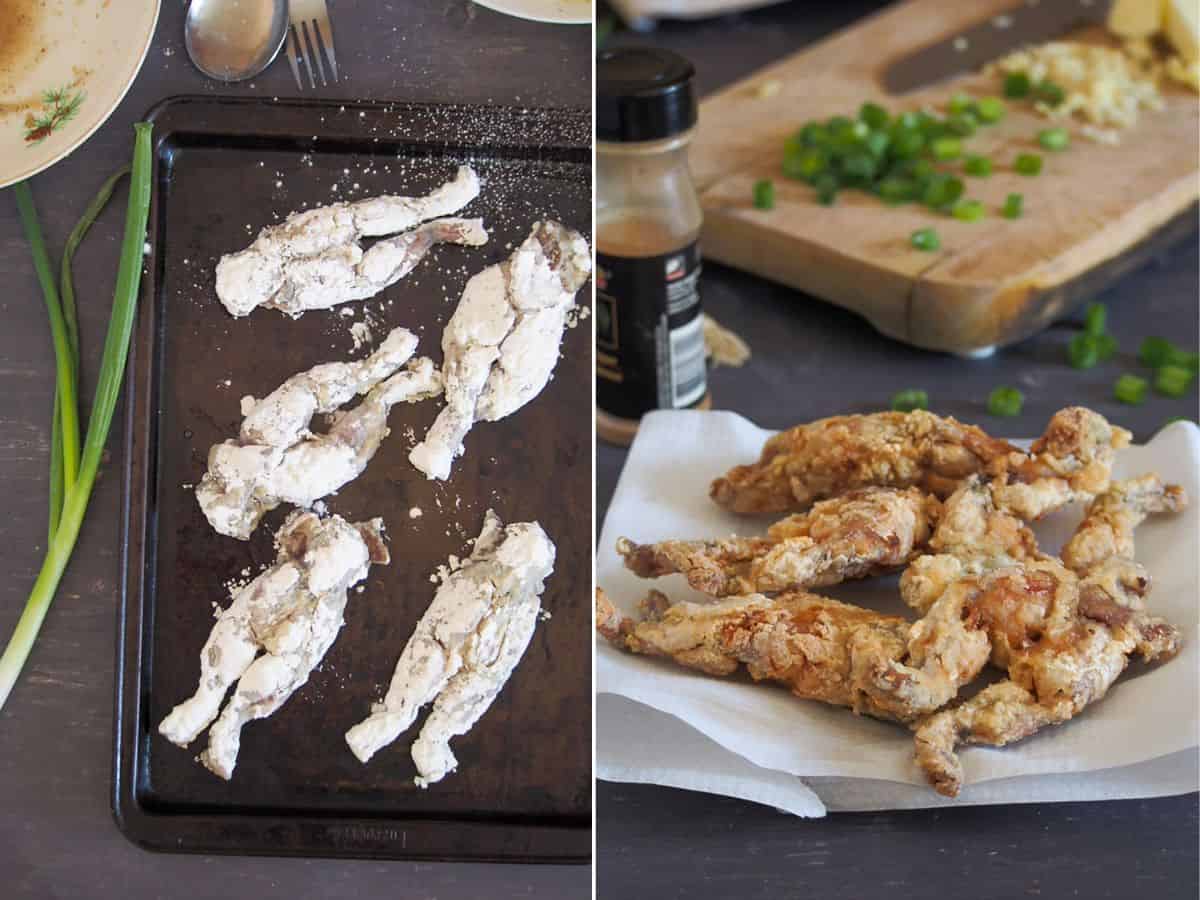 Garlic Butter Fried Frog Legs - Kawaling Pinoy