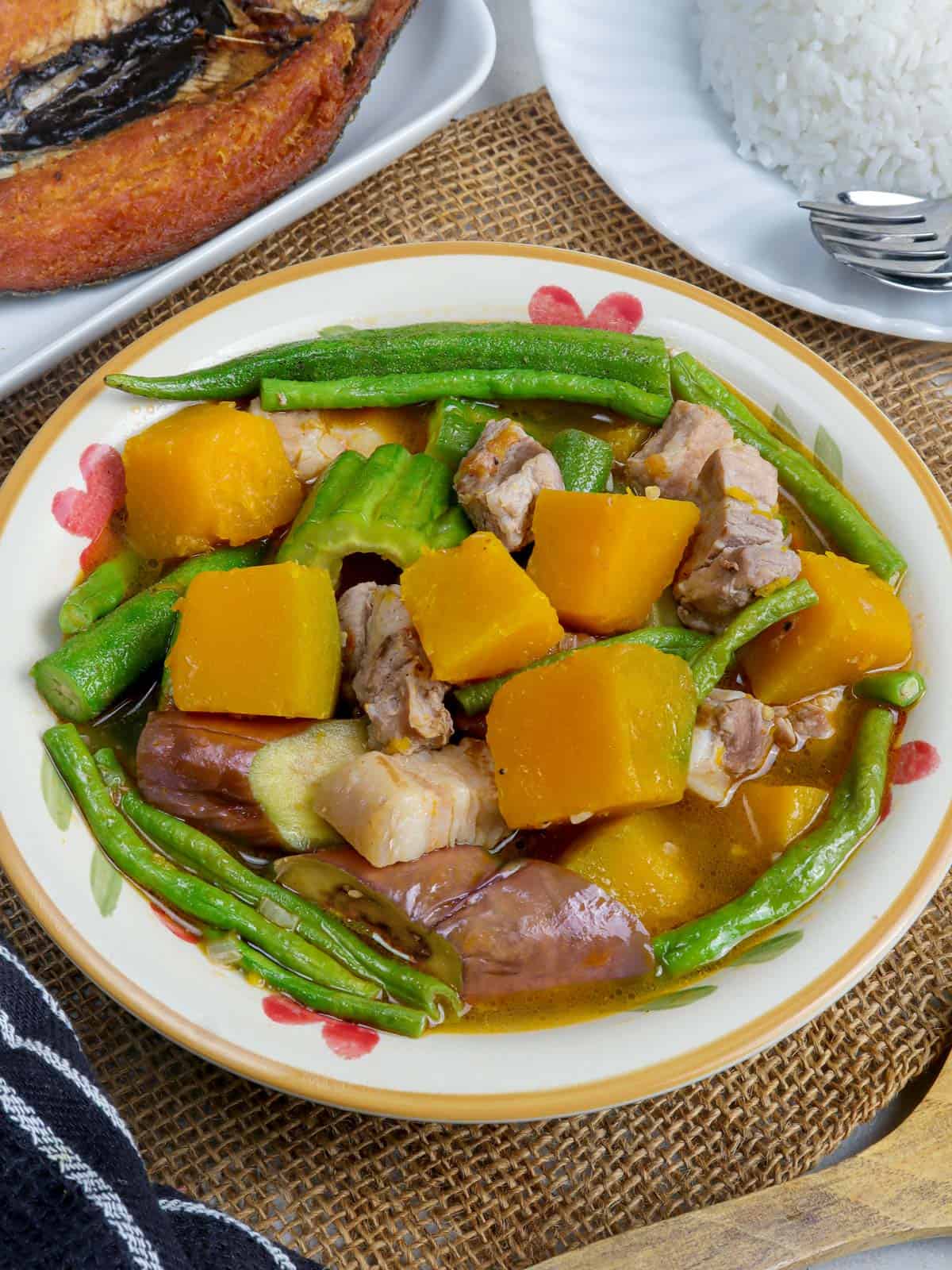 Pinakbet Tagalog with Pork Belly - Kawaling Pinoy