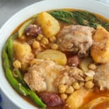 Chicken Pochero in a serving bowl