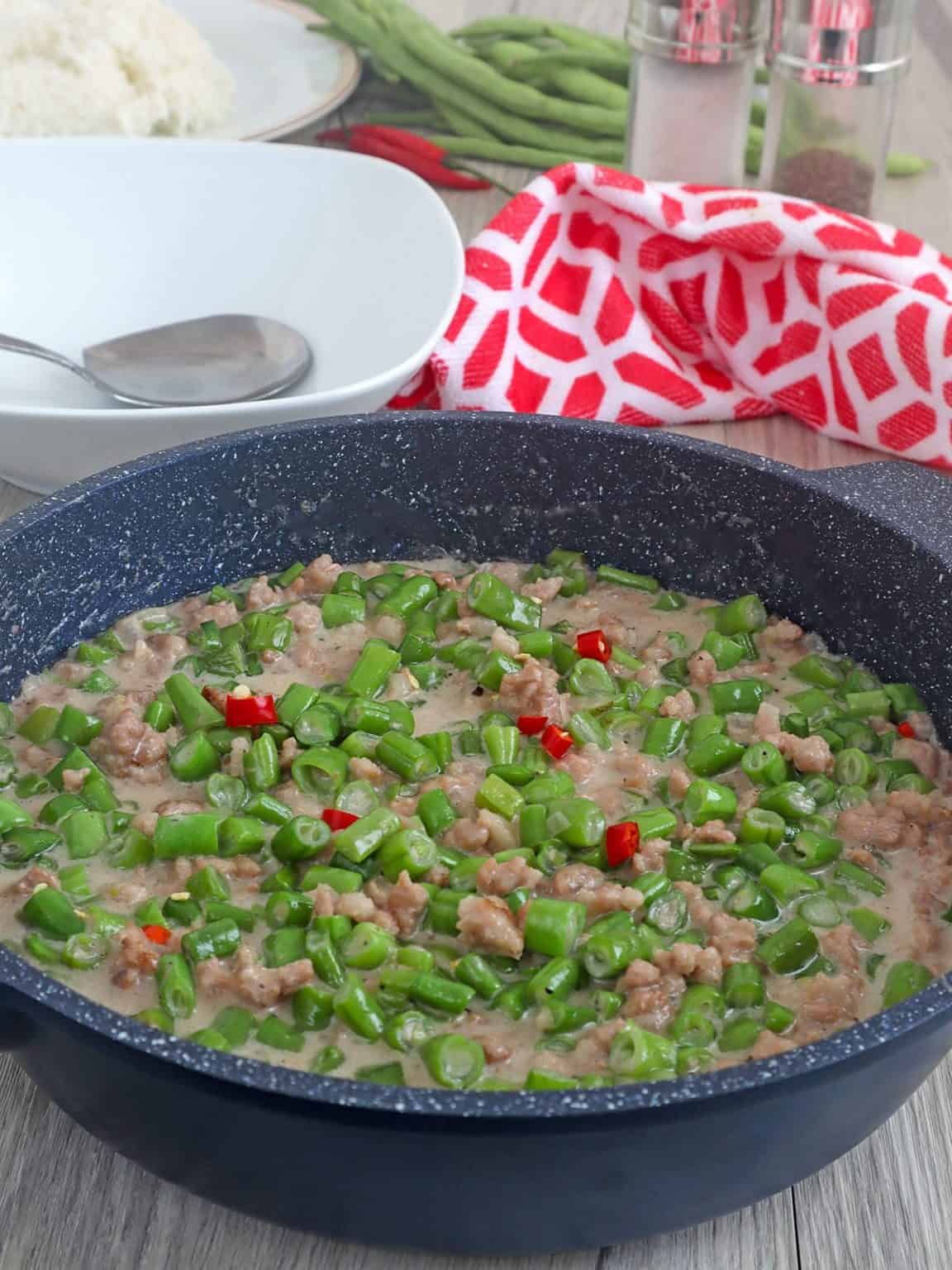 Spicy Gising Gising with Green Beans Kawaling Pinoy