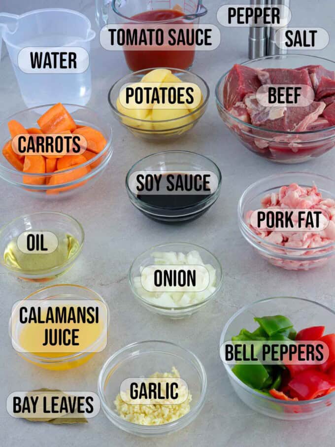 Beef Mechado (Mitsado) - Kawaling Pinoy