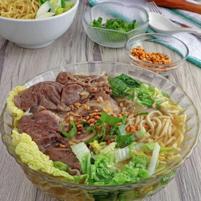 Bulalo Mami in a bowl