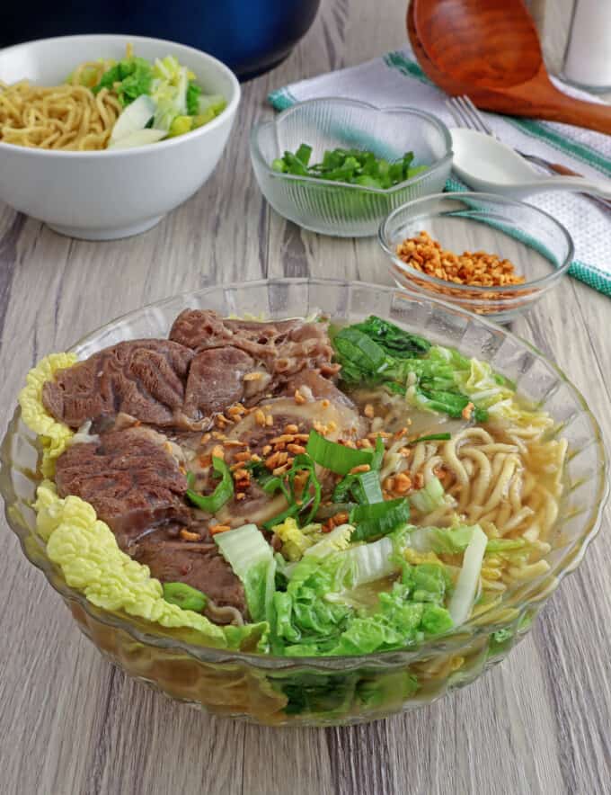 Bulalo Mami in a bowl