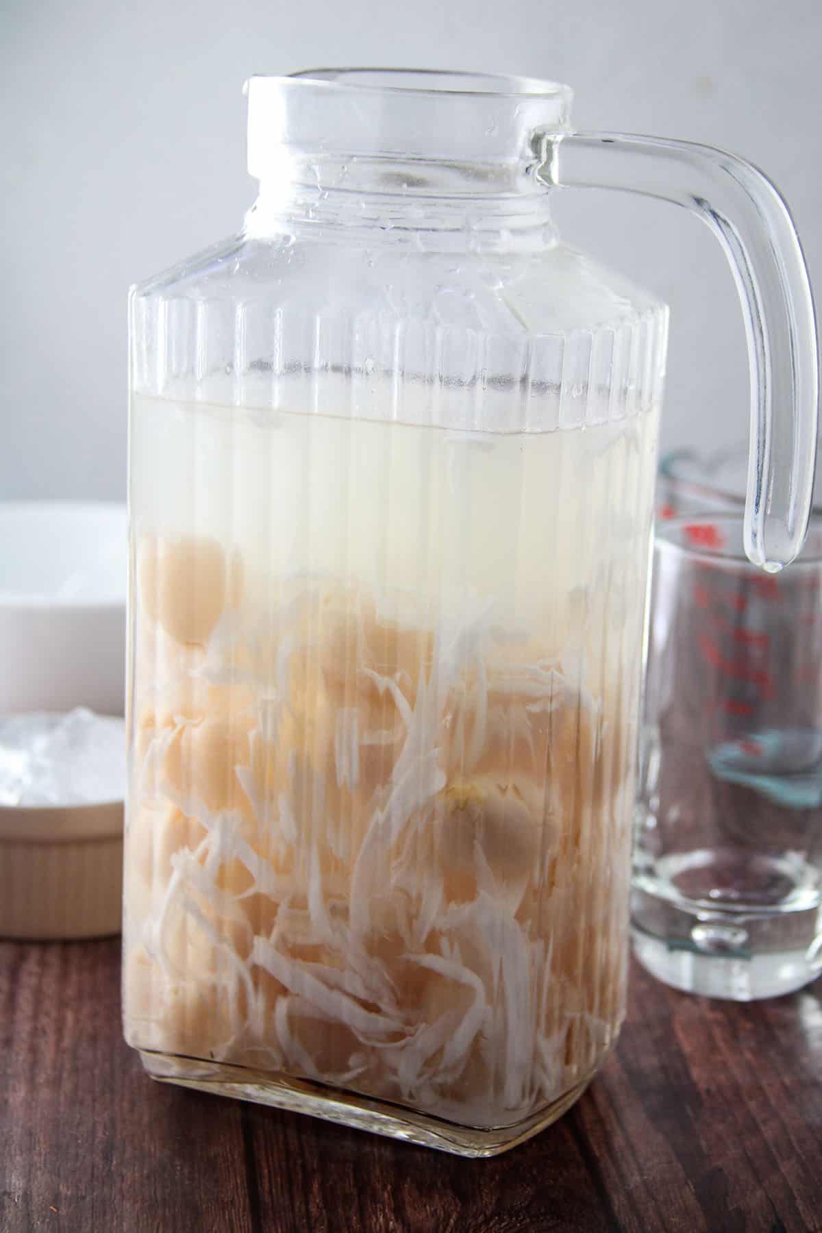 Buko Lychee Juice in a pitcher