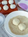 Buchi with Red Bean Filling (Sesame Balls) - Kawaling PInoy