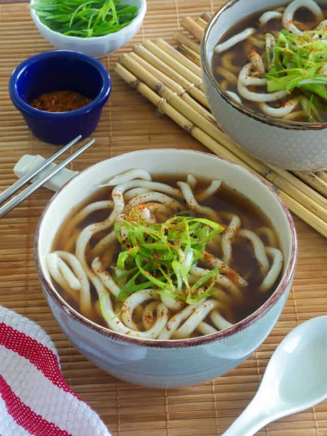 Kake Udon (Japanese Noodle Soup) Kawaling Pinoy