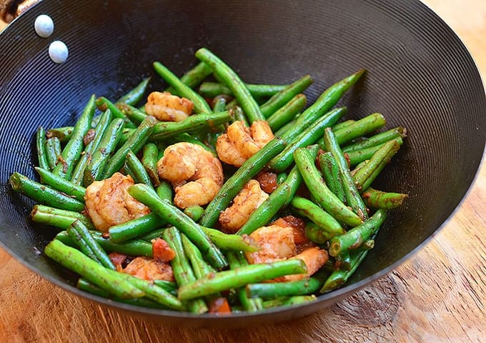 Green Bean and Shrimp Stir-fry