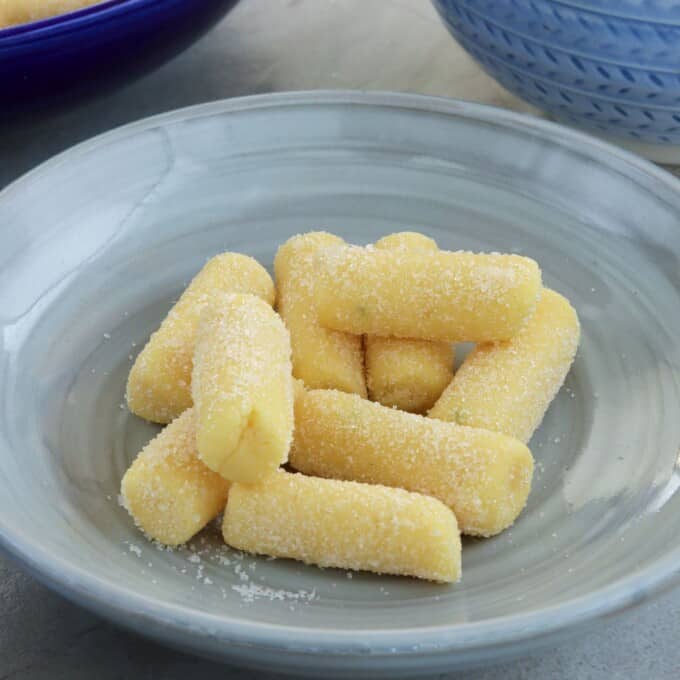 Filipino milk candies on a plate