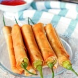 Dynamite Lumpia on a serving plate