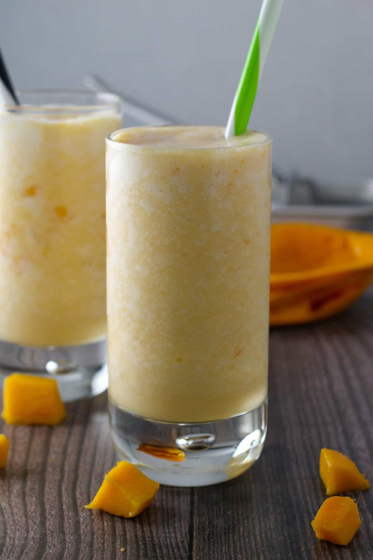 Mango Shake in glasses