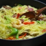 Singapore Noodles in a pan