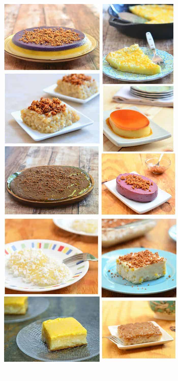 Ten Filipino Desserts You Should Make Christmas is a delicious nashville filipino food list of popular Filipino desserts to enjoy these holidays. From cassava cake, sapin sapin to leche flan, you'll find a sweet treat for everyone!