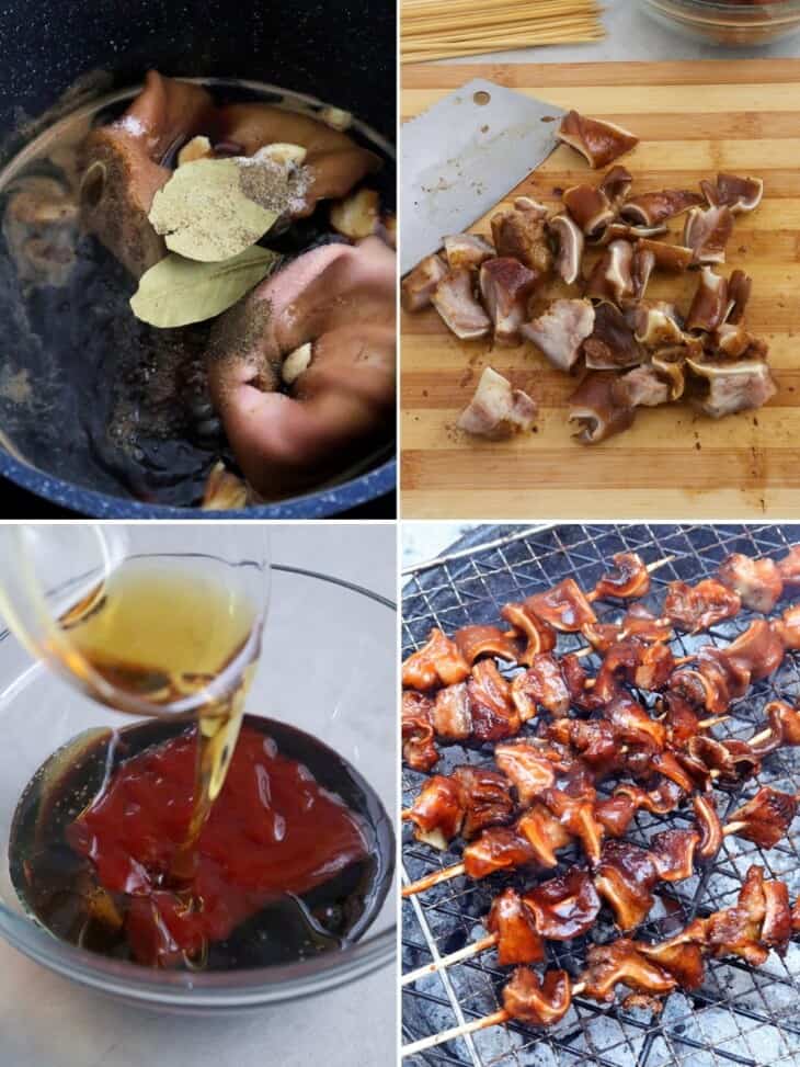 BBQ Pork Ears (Inihaw na Tenga Baboy) Kawaling Pinoy