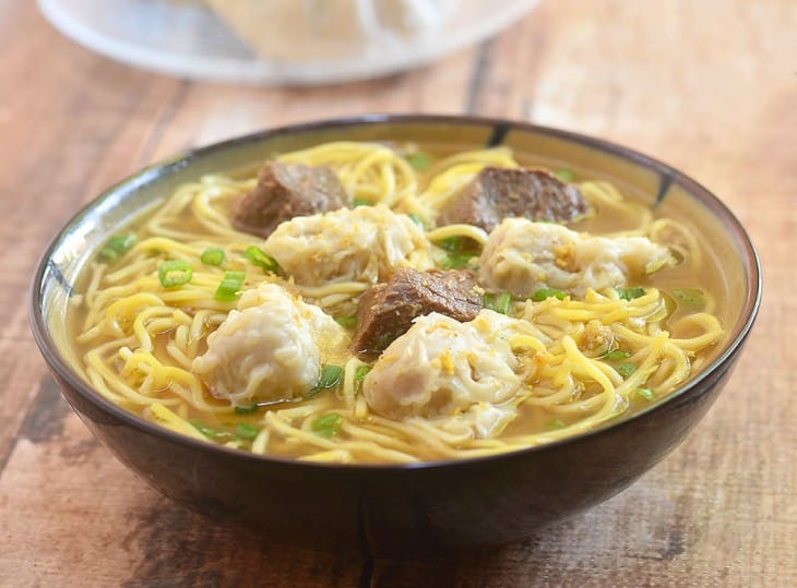 Beef Wonton Mami Kawaling Pinoy