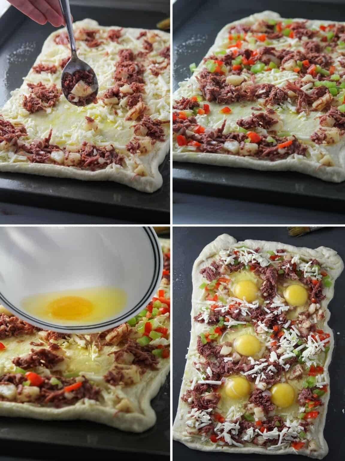 Corned Beef Hash Breakfast Pizza Kawaling Pinoy
