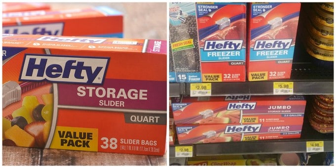 These Hefty storage quart sized bags are great for storage.