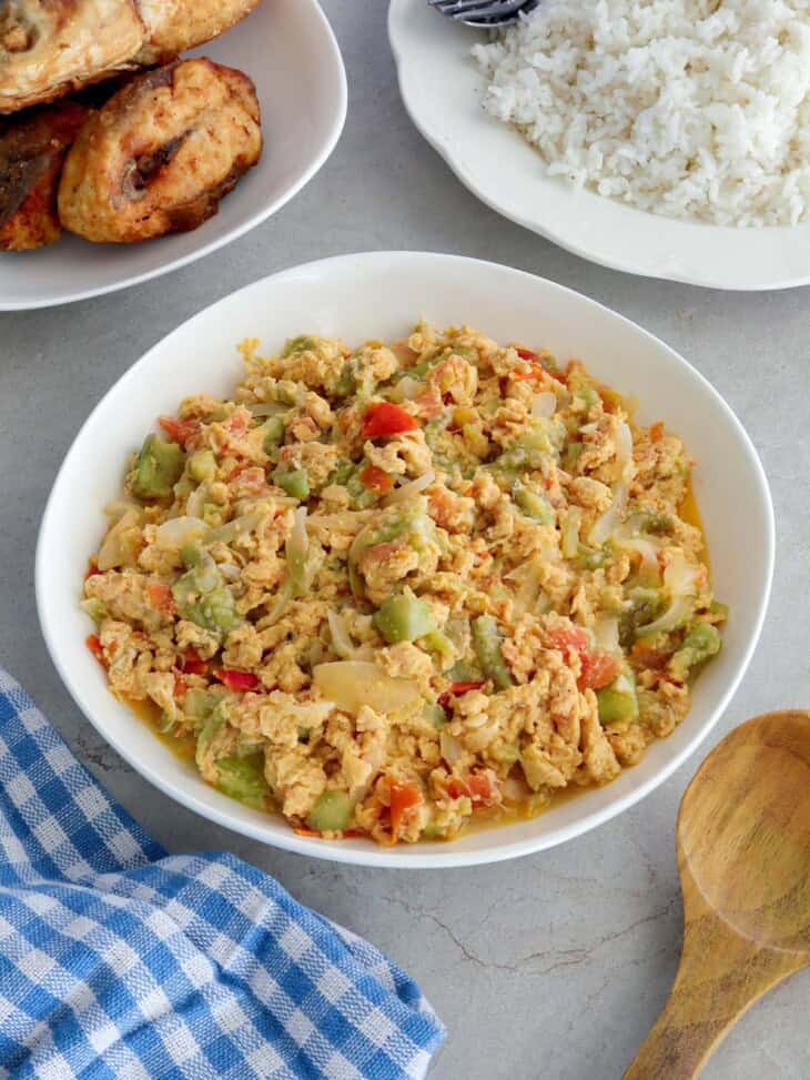 Poqui Poqui (Eggplant and Scrambled Eggs) Kawaling Pinoy