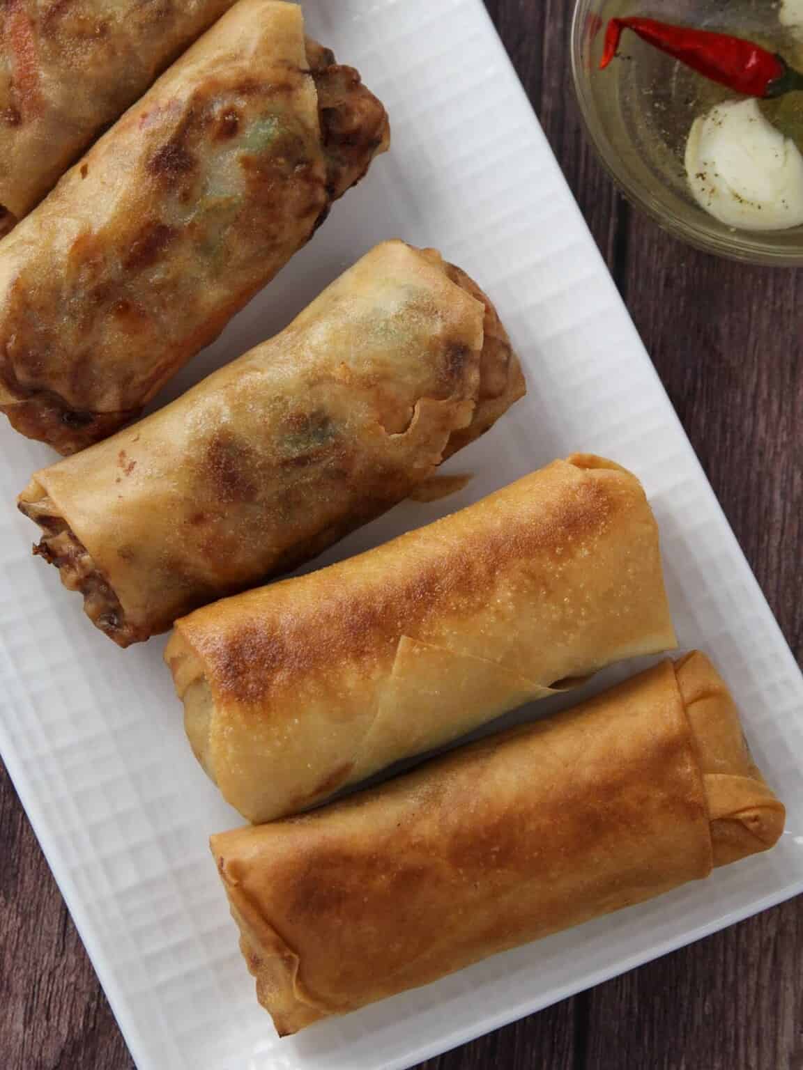 Crispy Lumpiang Togue Kawaling Pinoy