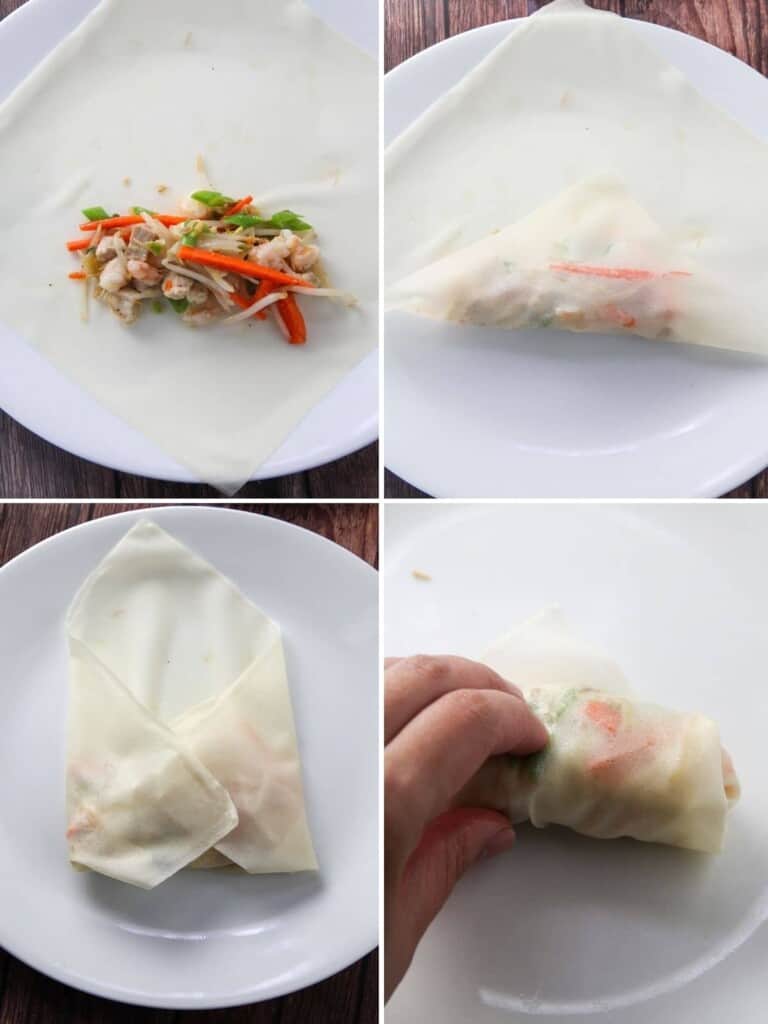 how to roll lumpia