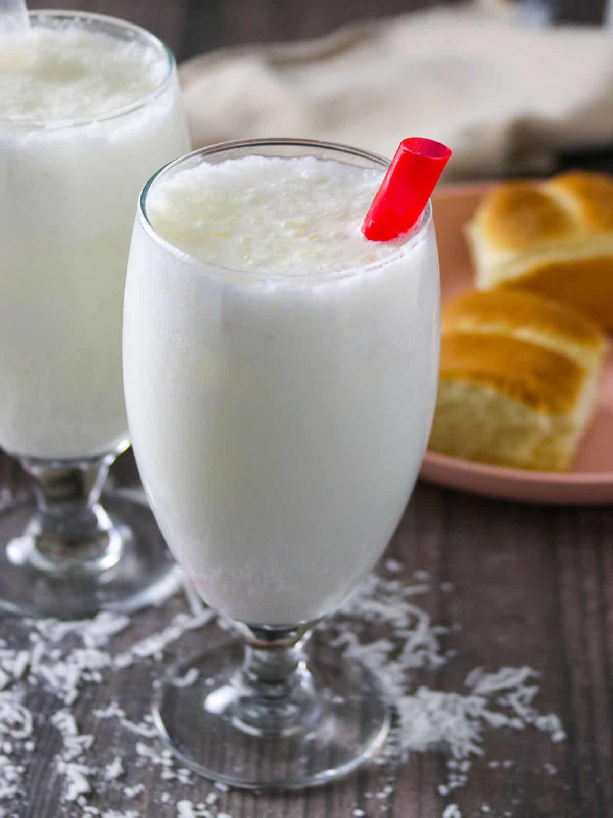 Buko Shake in a glass