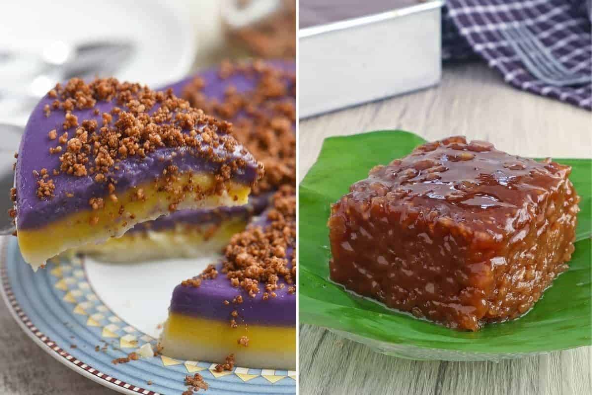 sapin-sapin and bibingkang malagkit