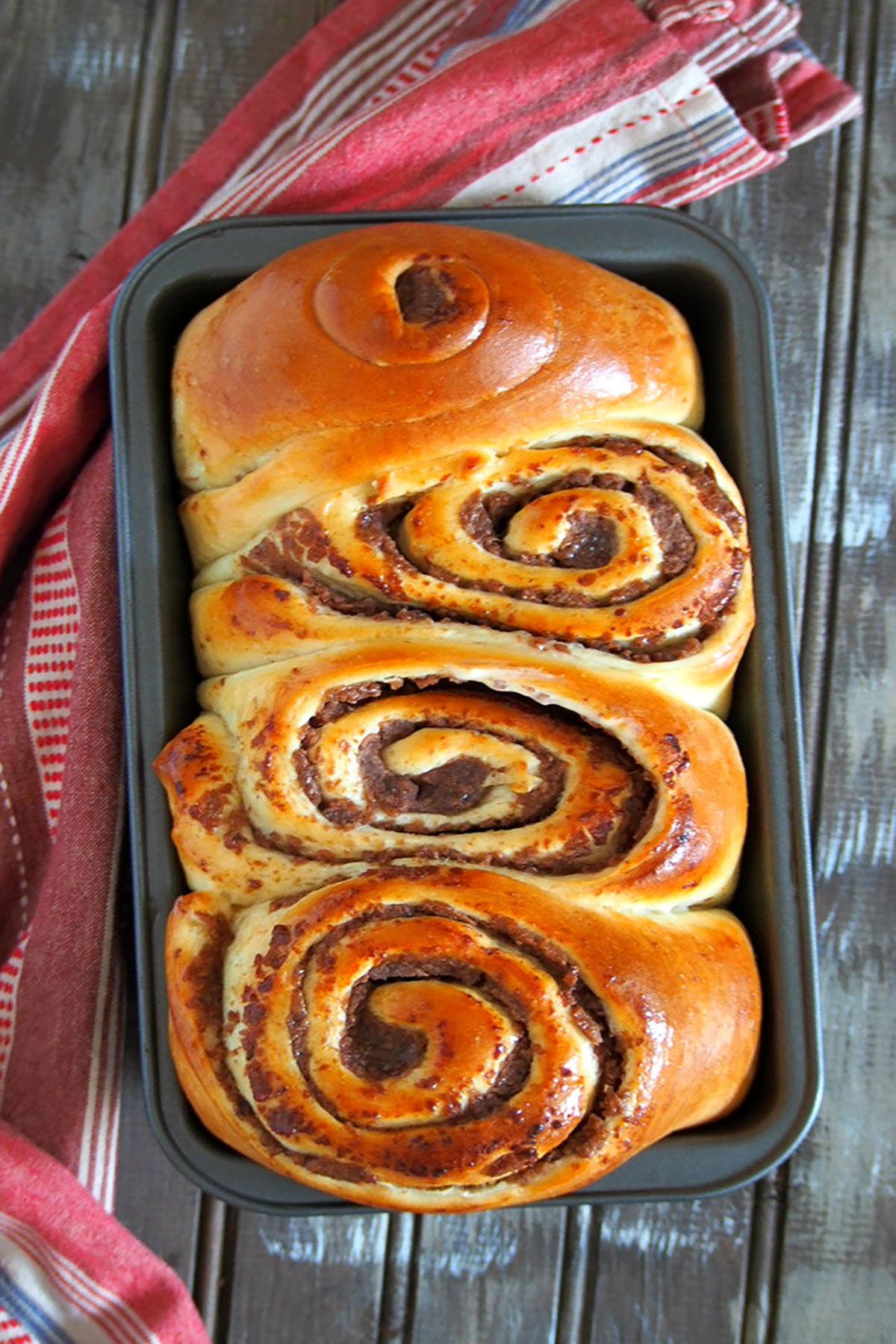 pan de monggo in a loaf pan