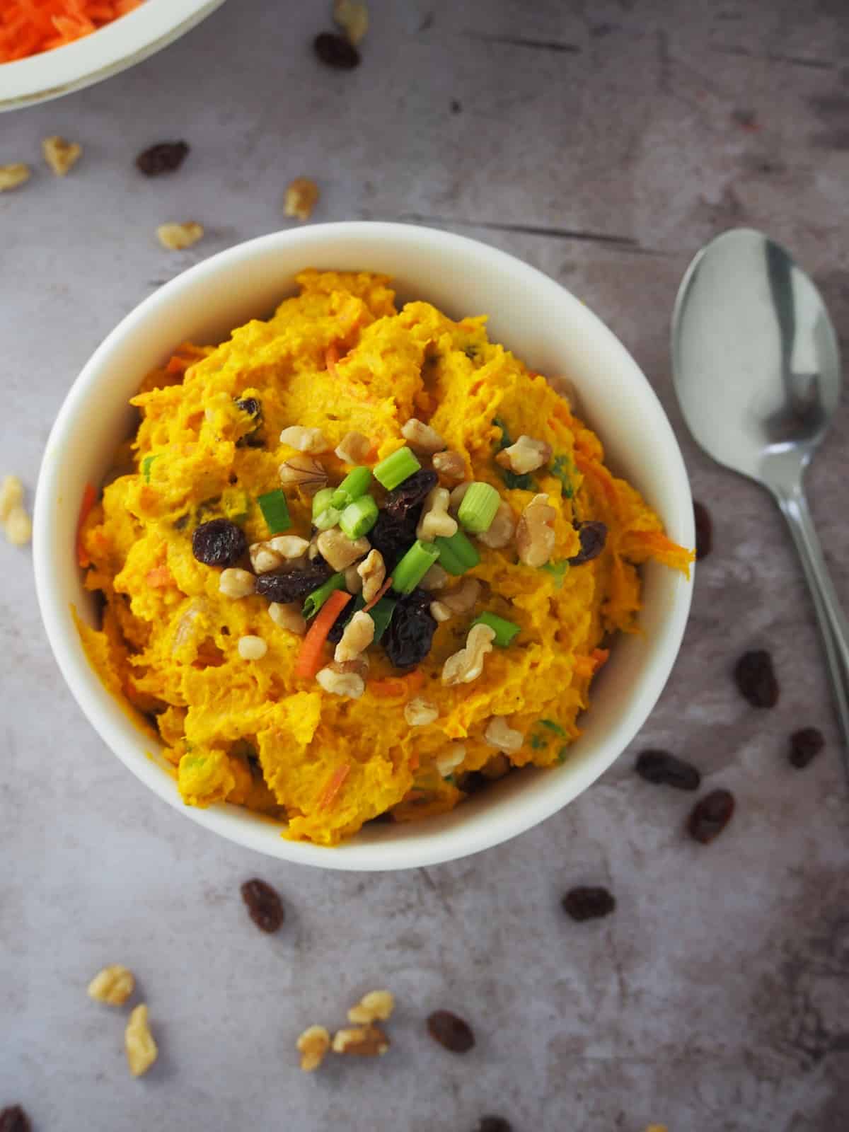 Kabocha Salad in a bowl