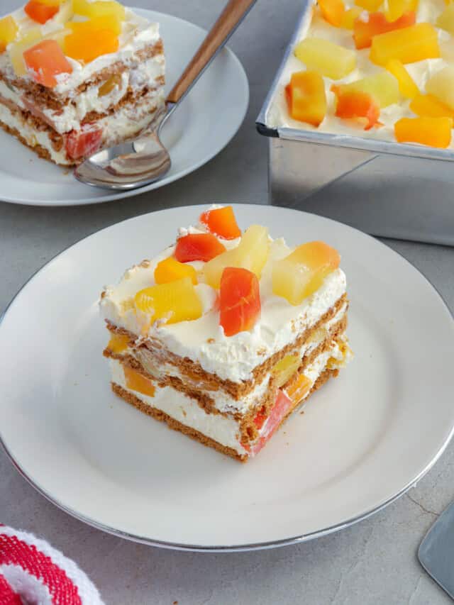 Fruit Cocktail Graham Float Kawaling Pinoy