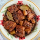 Pork Belly Hamonado in a serving bowl