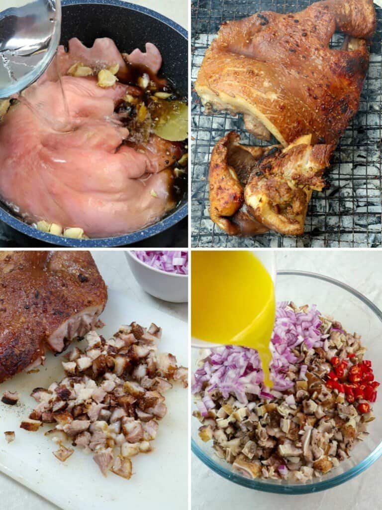 making pork sisig