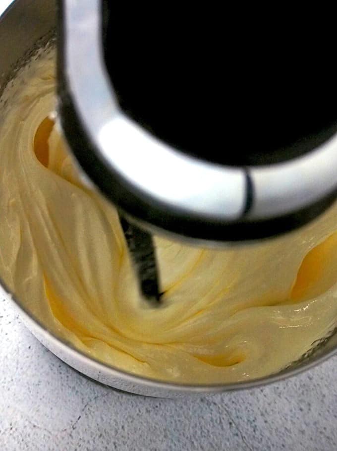 making French buttercream in a stand mixer
