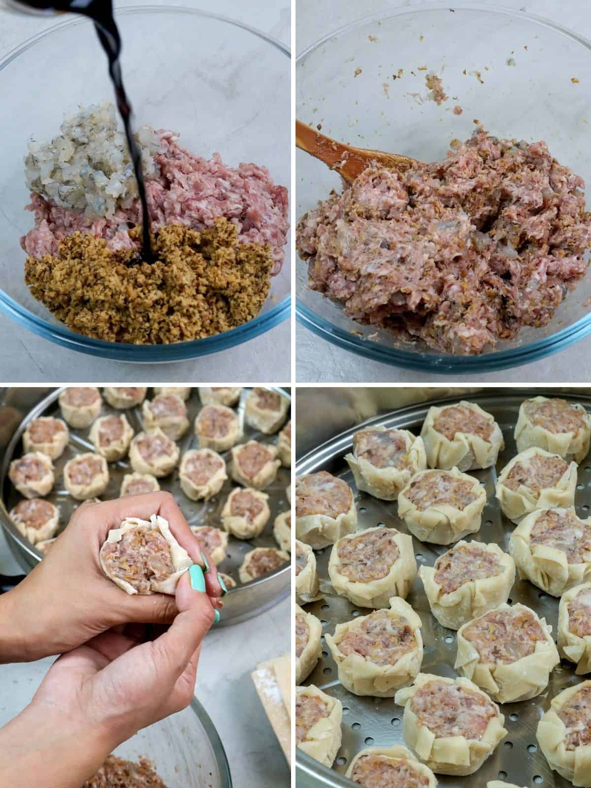 making shumai