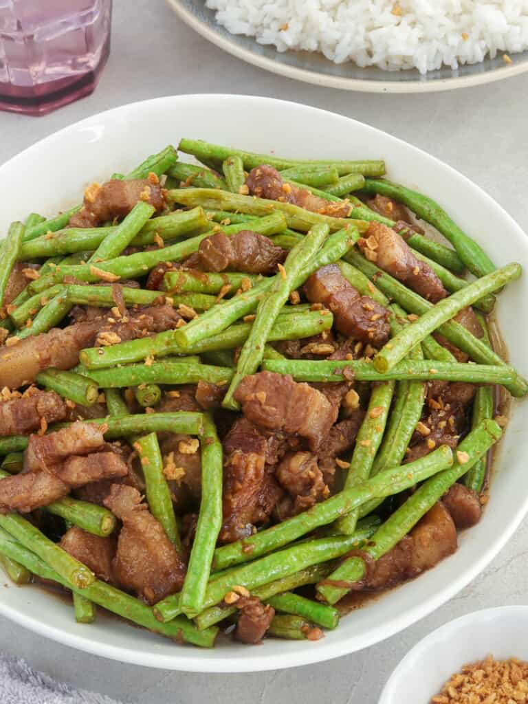 Adobong Sitaw with Pork
