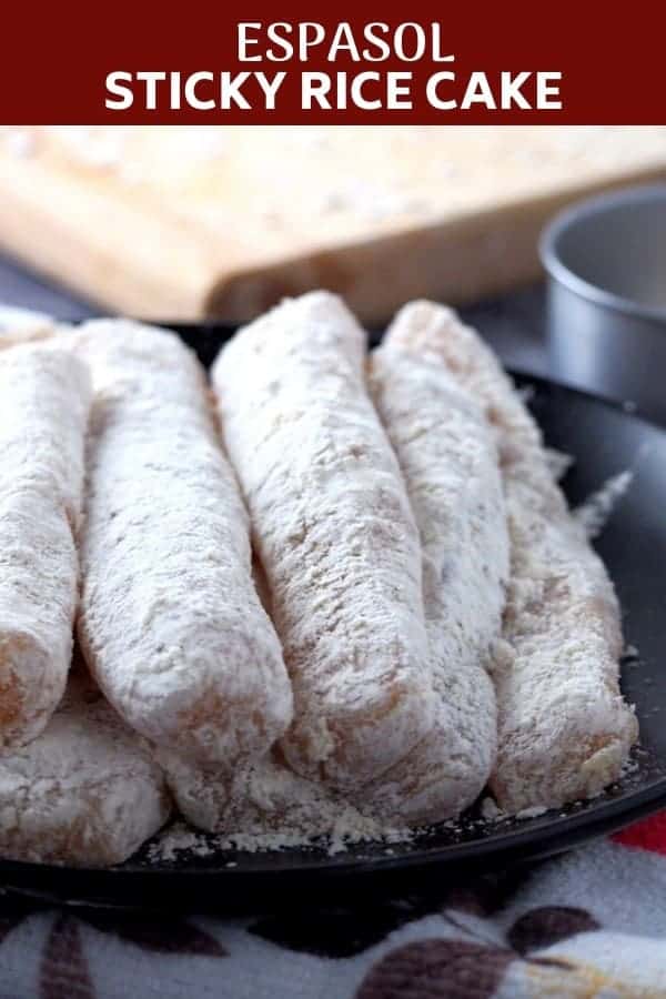 Soft and Chewy Espasol Rice Cake - Kawaling Pinoy