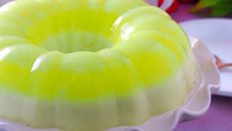 Easy Two Layer Buko Pandan Gelatin Kawaling Pinoy