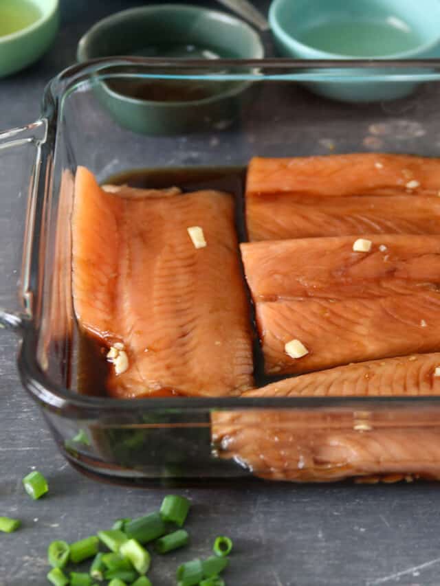 Teriyaki Salmon Kawaling Pinoy