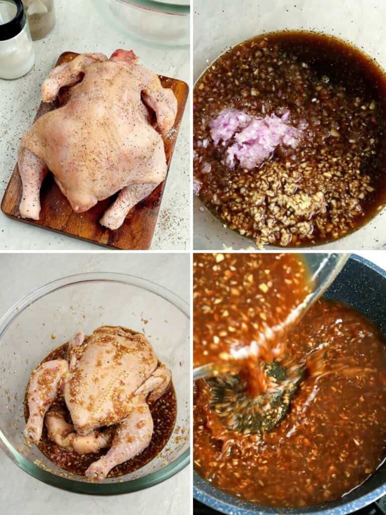 marinating whole chicken