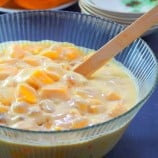 Mango Bango dessert in a large bowl