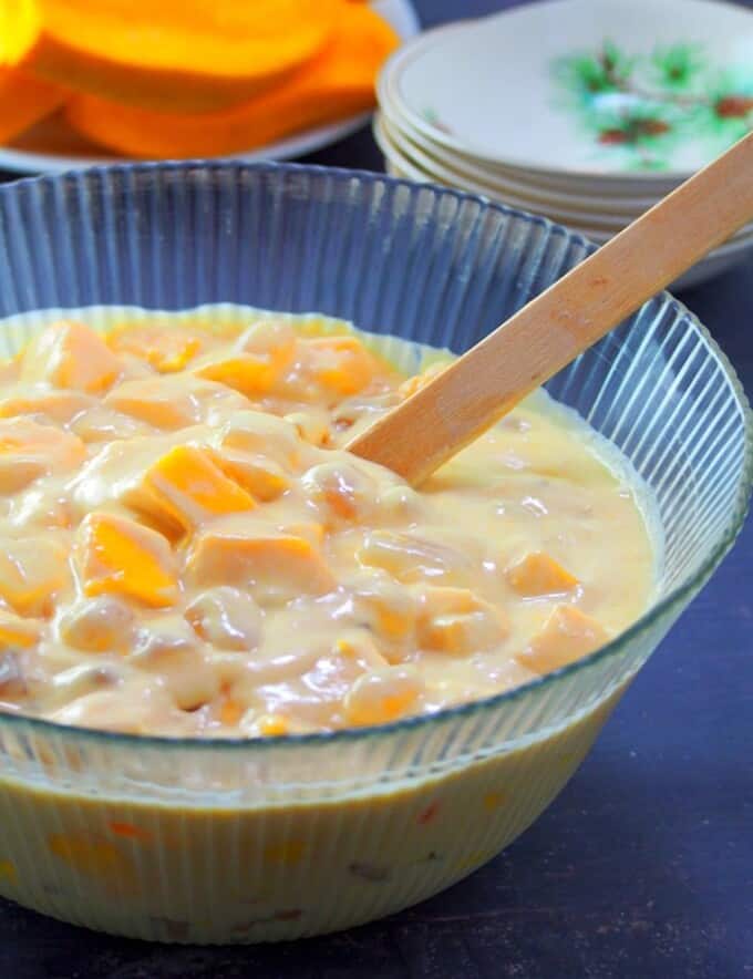 Mango Bango dessert in a large bowl