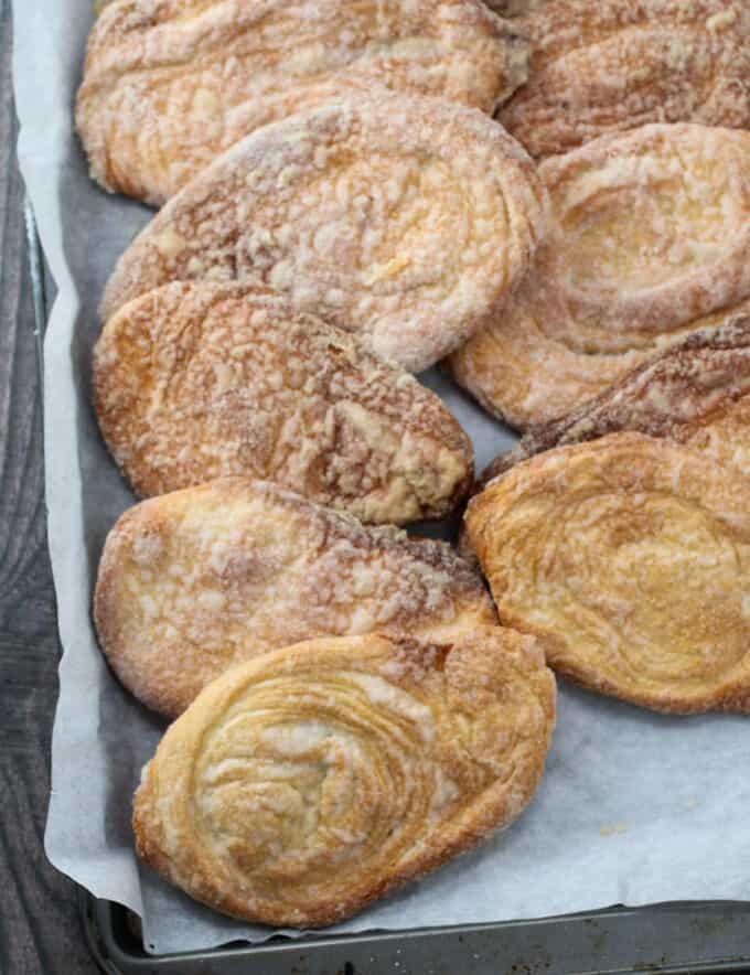 Otap cookies on a baking sheet