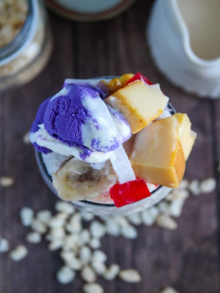 HaloHalo (Filipino Shaved Ice Dessert) Kawaling Pinoy
