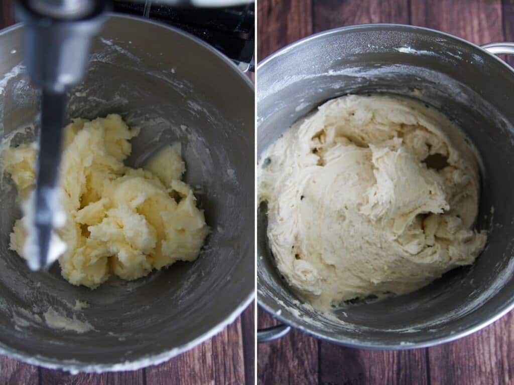 making the lengua de gato batter